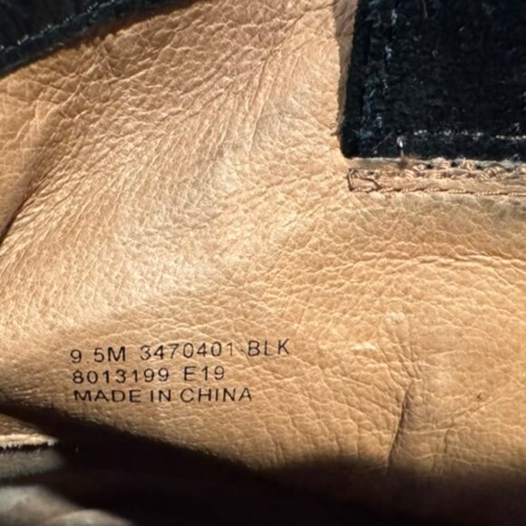 Frye Fringe Suede Booties – Women’s Size 9.5M – Black – Boho Style Boots Fringe - Picture 10 of 10